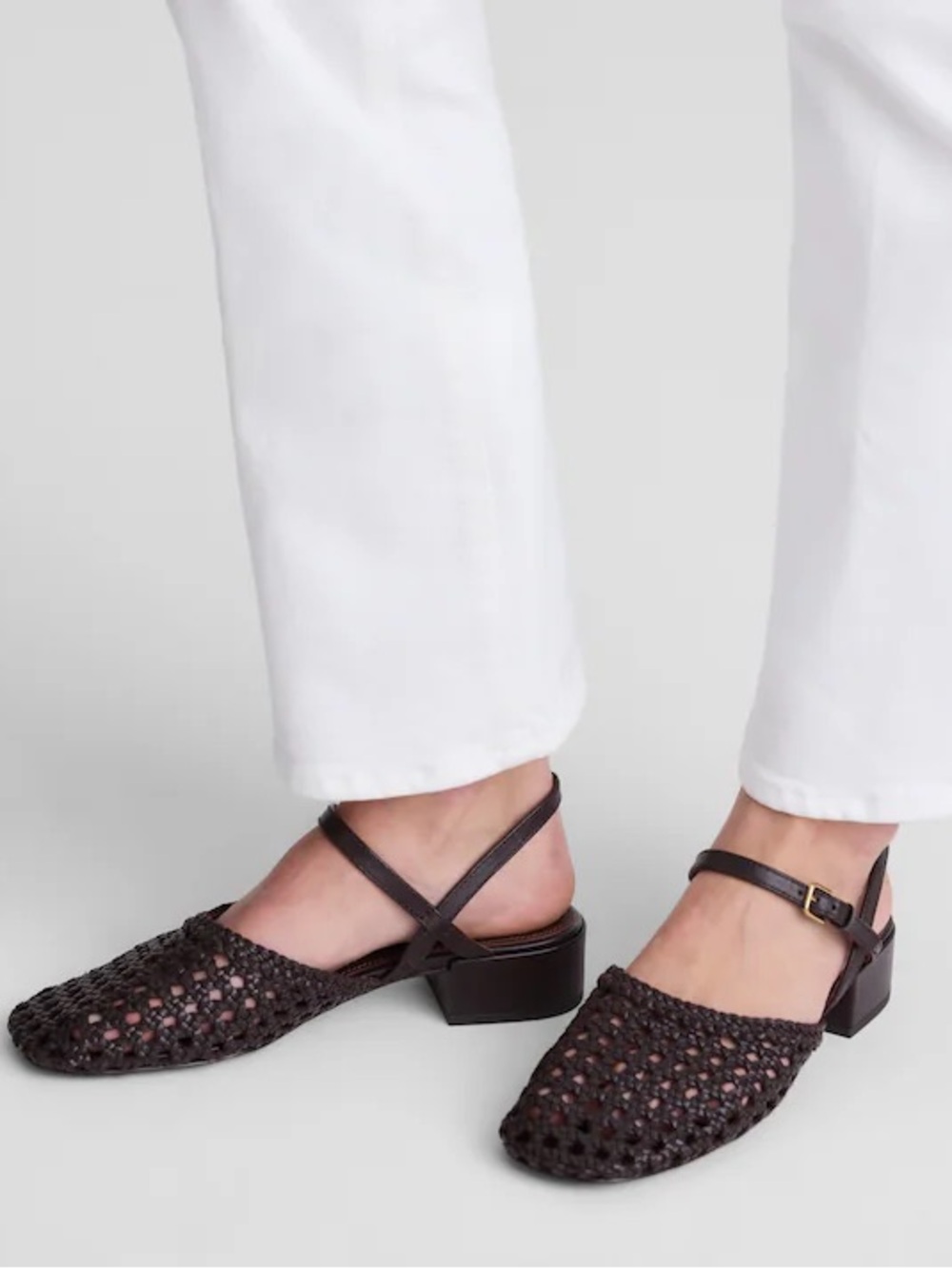 Madewell The Lola Ankle-Strap Heeled Sandal NZ732 - Picture 2 of 5